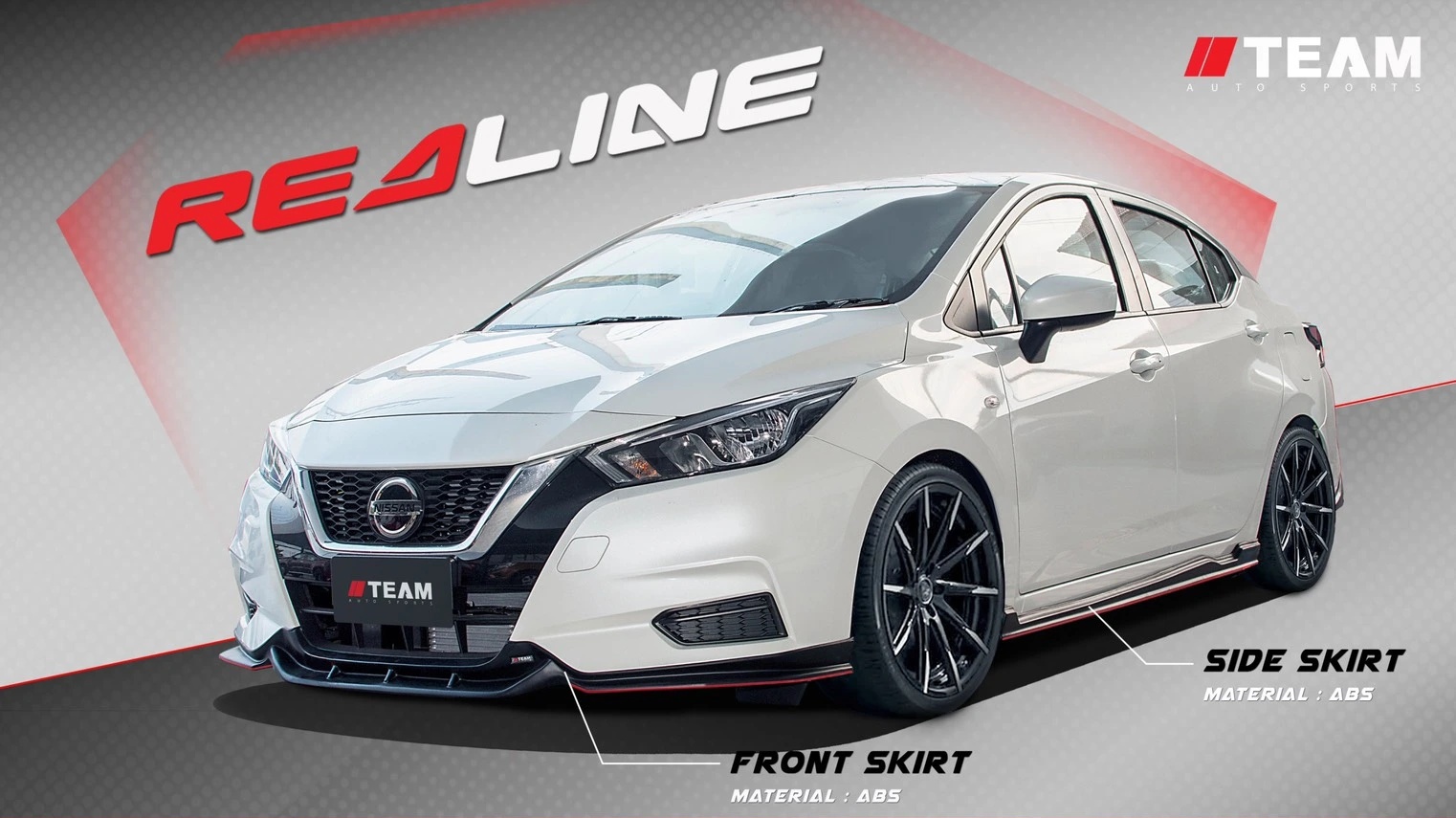 ชุดแต่ง NISSAN ALMERA WILD 2021 V.1 ( 4 PIPE)
