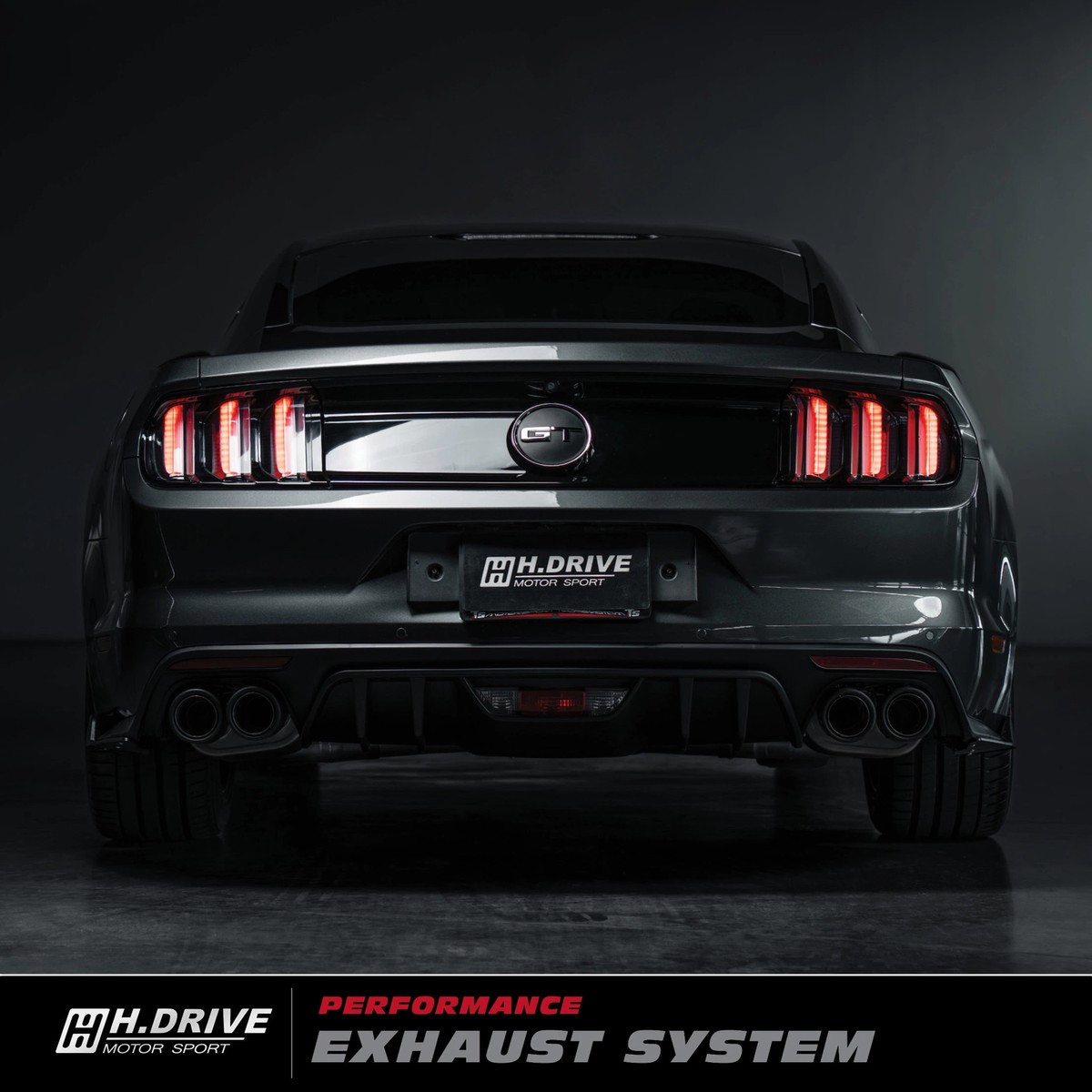 ระบบท่อไอเสีย Ford Mustang GT 5.0 (S550) - H.Drive Exhaust System — ภาพสินค้า 5