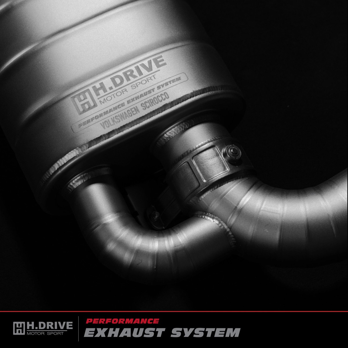 ระบบท่อไอเสีย VW Scirocco - H.Drive Exhaust System — ภาพสินค้า 2