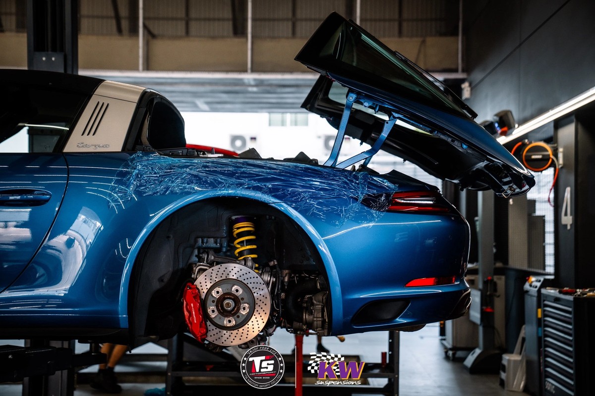 สปริงโหลดปรับระดับ Porsche 911 Targa 4s (991.2) - KW HAS — ภาพสินค้า 7