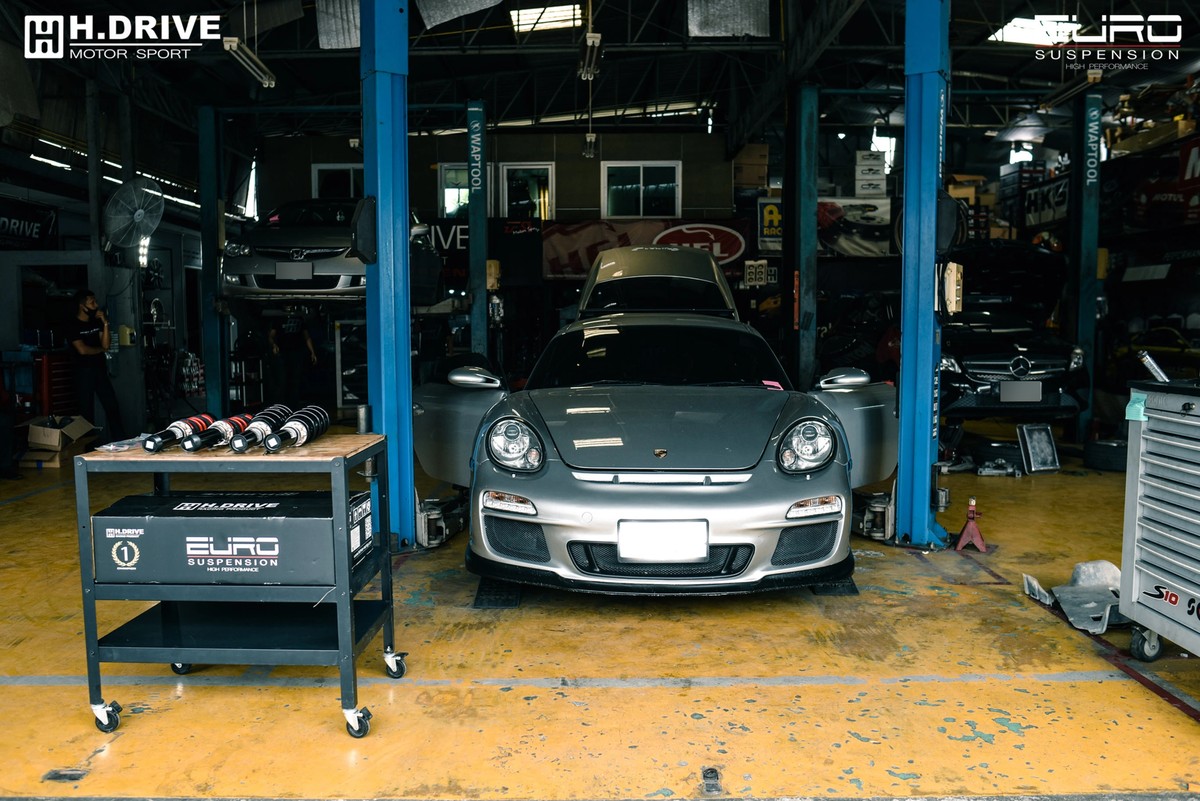 โช้คอัพ Porsche Cayman 978 - H.Drive Euro Spec