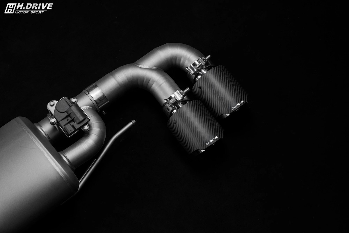 ระบบท่อไอเสีย Porsche Cayenne E3 (9Y0)- H.Drive Titanium Exhaust System — ภาพสินค้า 4