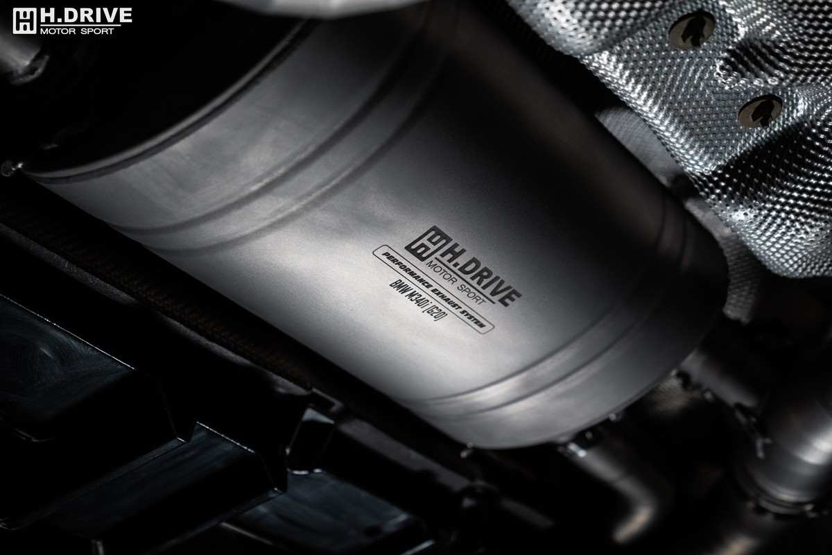 ระบบท่อไอเสีย BMW M340i (G20) B58 - H.Drive Exhaust System — ภาพสินค้า 4