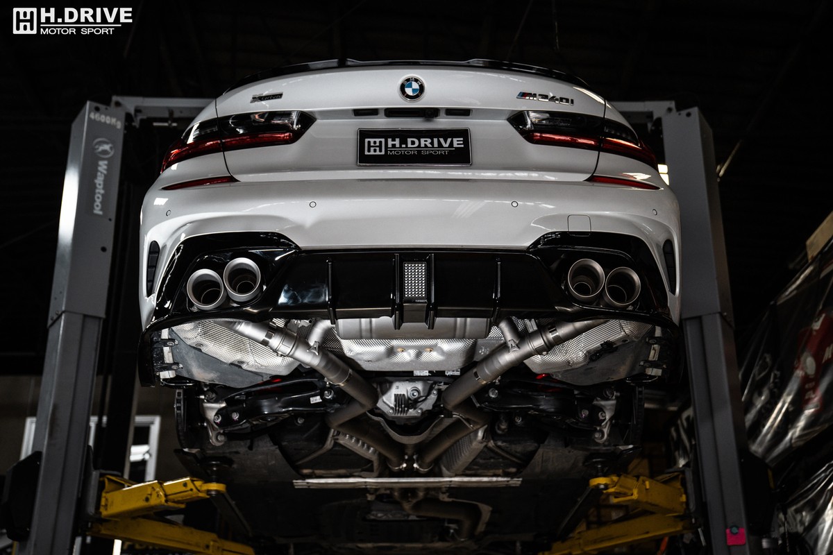 ระบบท่อไอเสีย BMW M340i (G20) B58 - H.Drive Exhaust System — ภาพสินค้า 5