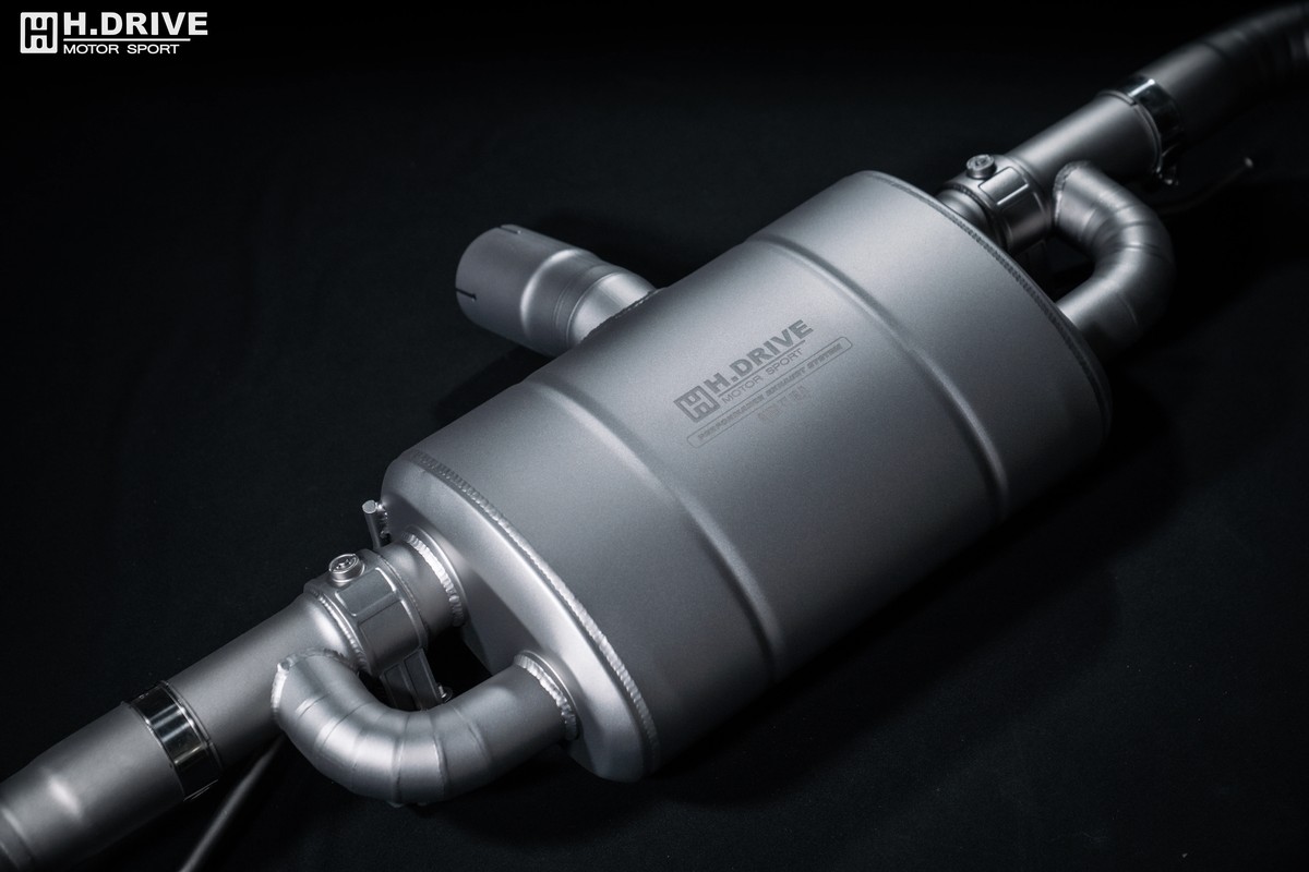 ระบบท่อไอเสีย Audi TTs (8J) - H.Drive Exhaust System — ภาพสินค้า 2