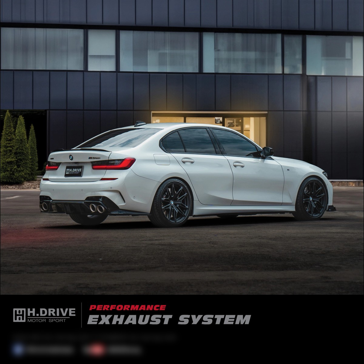 ระบบท่อไอเสีย BMW M340i (G20) B58 - H.Drive Exhaust System — ภาพสินค้า 8