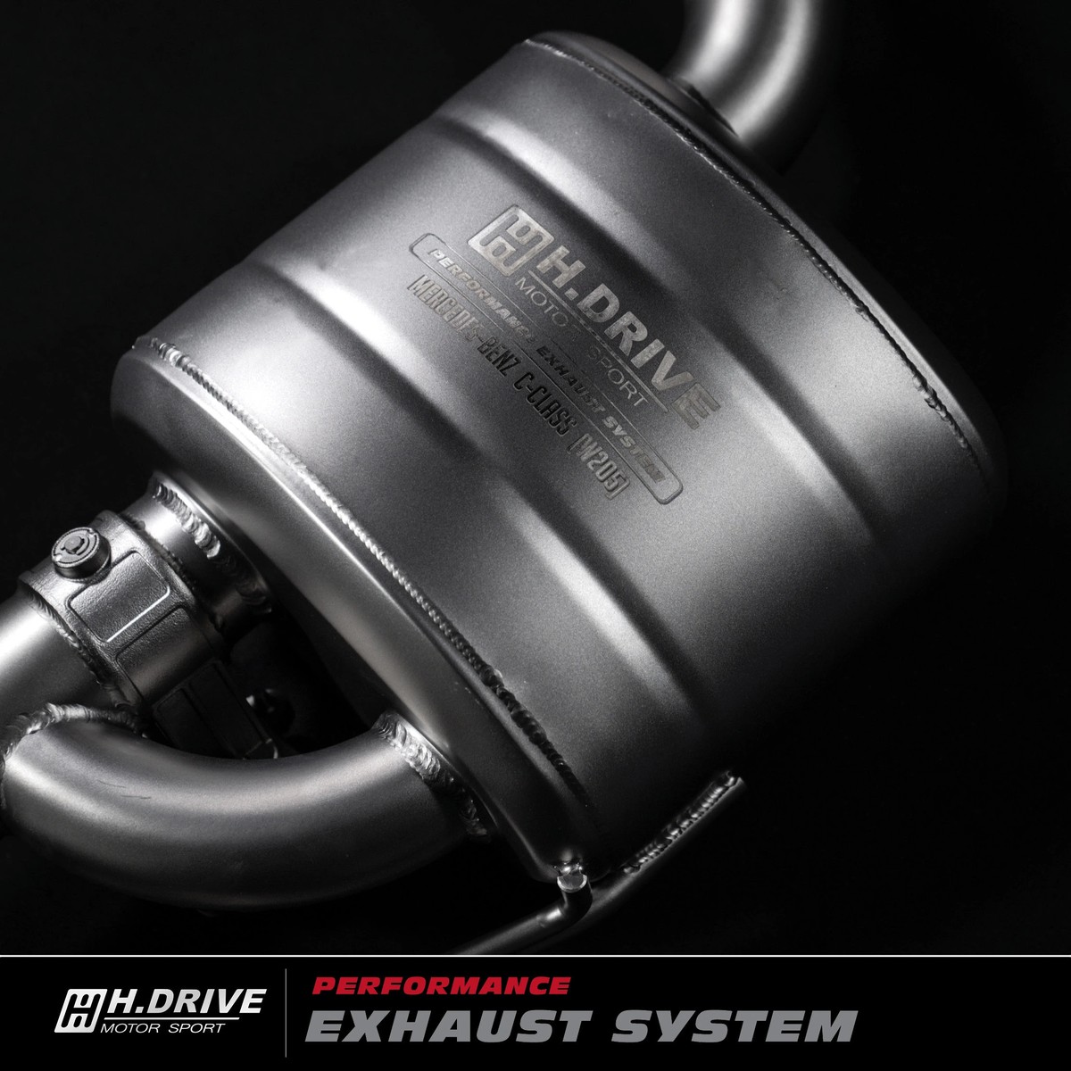 ระบบท่อไอเสีย Mercedes-Benz C-Coupe (W205) - H.Drive Exhaust System — ภาพสินค้า 7