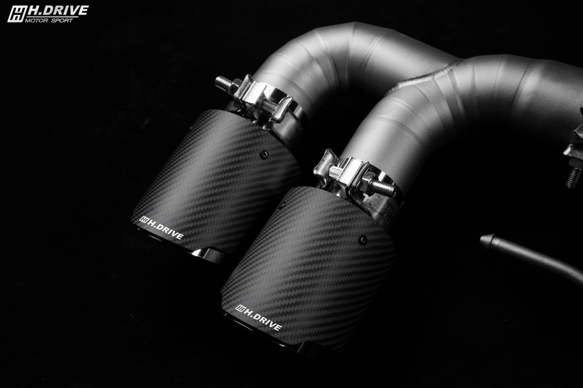 ระบบท่อไอเสีย Porsche Cayenne E3 (9Y0)- H.Drive Titanium Exhaust System — ภาพสินค้า 2