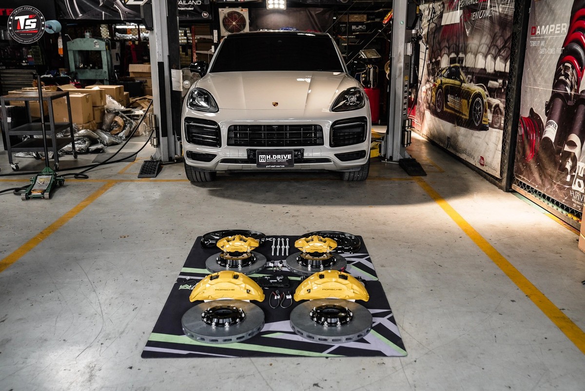 ชุดเบรก Porsche Carbon Ceramic For Cayenne (E3/E5/958) — ภาพสินค้า 3