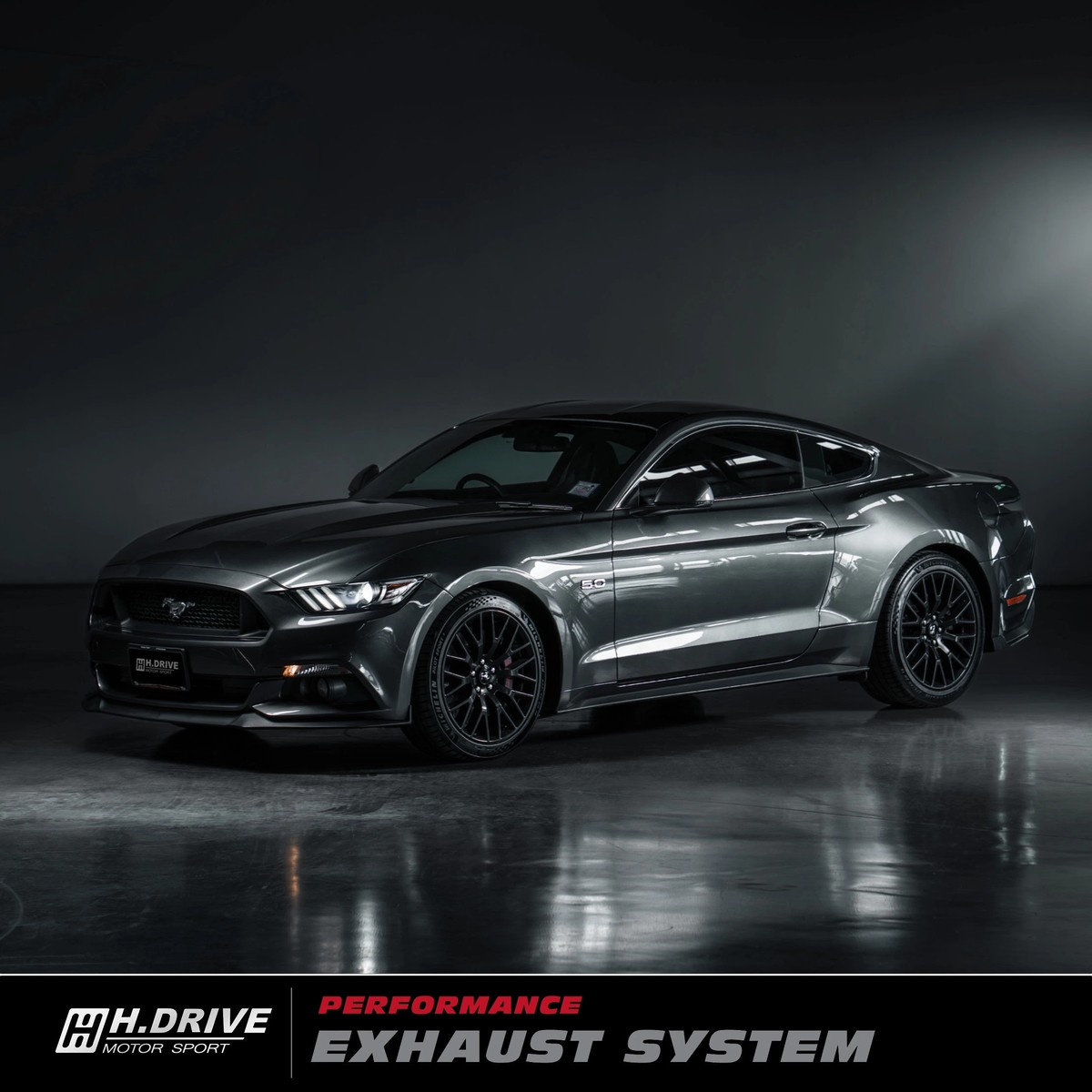 ระบบท่อไอเสีย Ford Mustang GT 5.0 (S550) - H.Drive Exhaust System — ภาพสินค้า 6