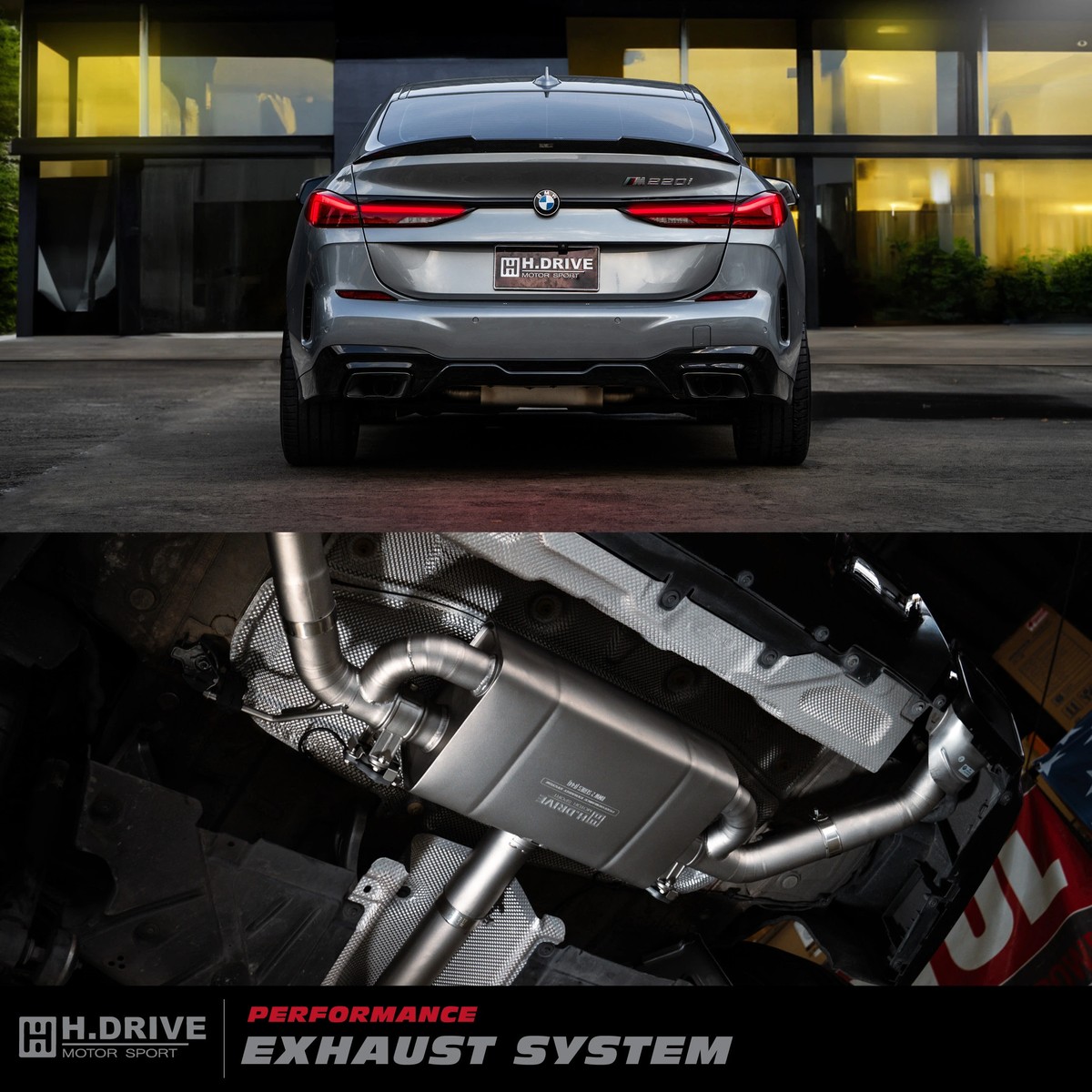 ระบบท่อไอเสีย BMW 2 Series Gran Coupe (F44) B48- H.Drive Exhaust System — ภาพสินค้า 2