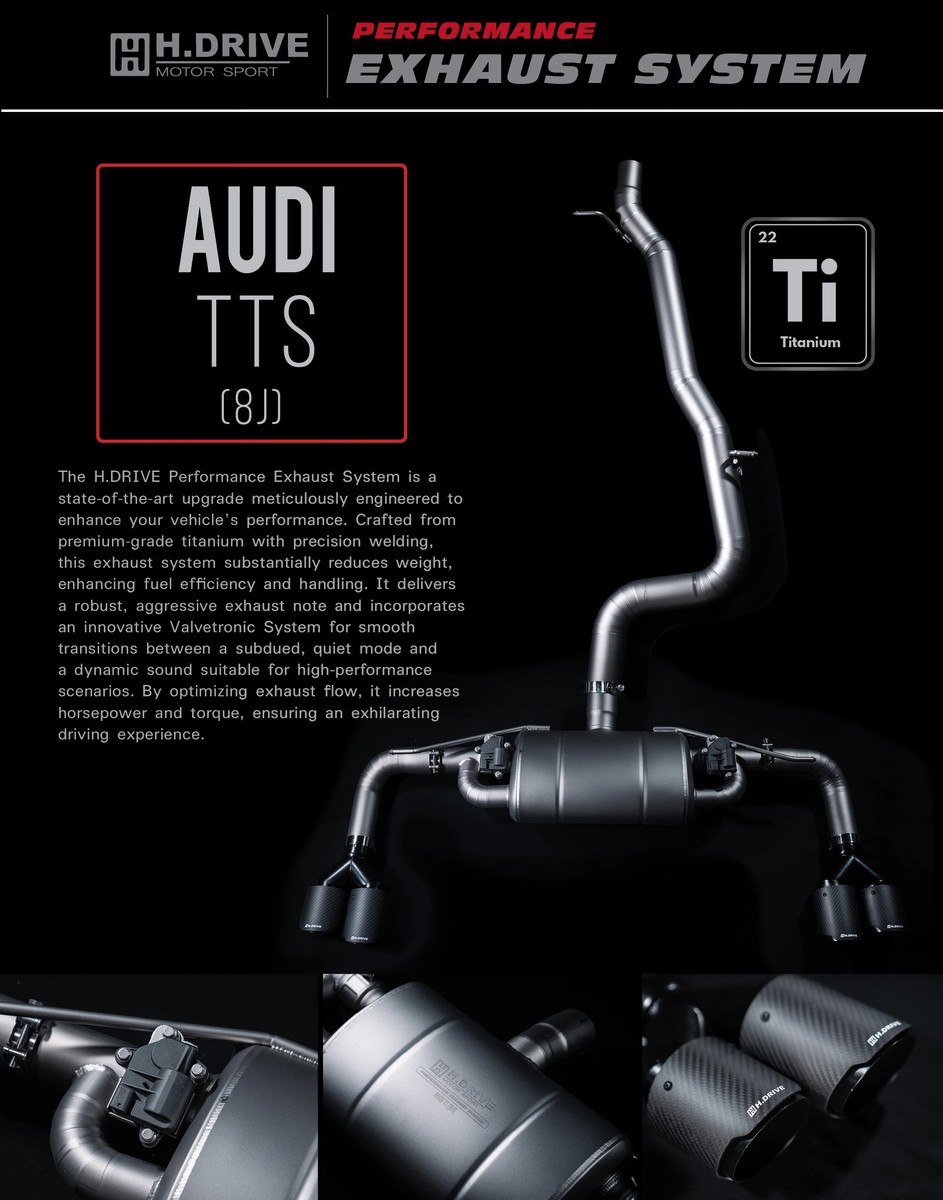 ระบบท่อไอเสีย Audi TTs (8J) - H.Drive Exhaust System