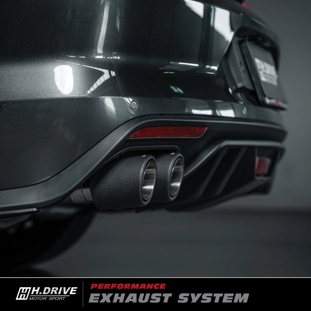 ระบบท่อไอเสีย Ford Mustang GT 5.0 (S550) - H.Drive Exhaust System — ภาพสินค้า 3