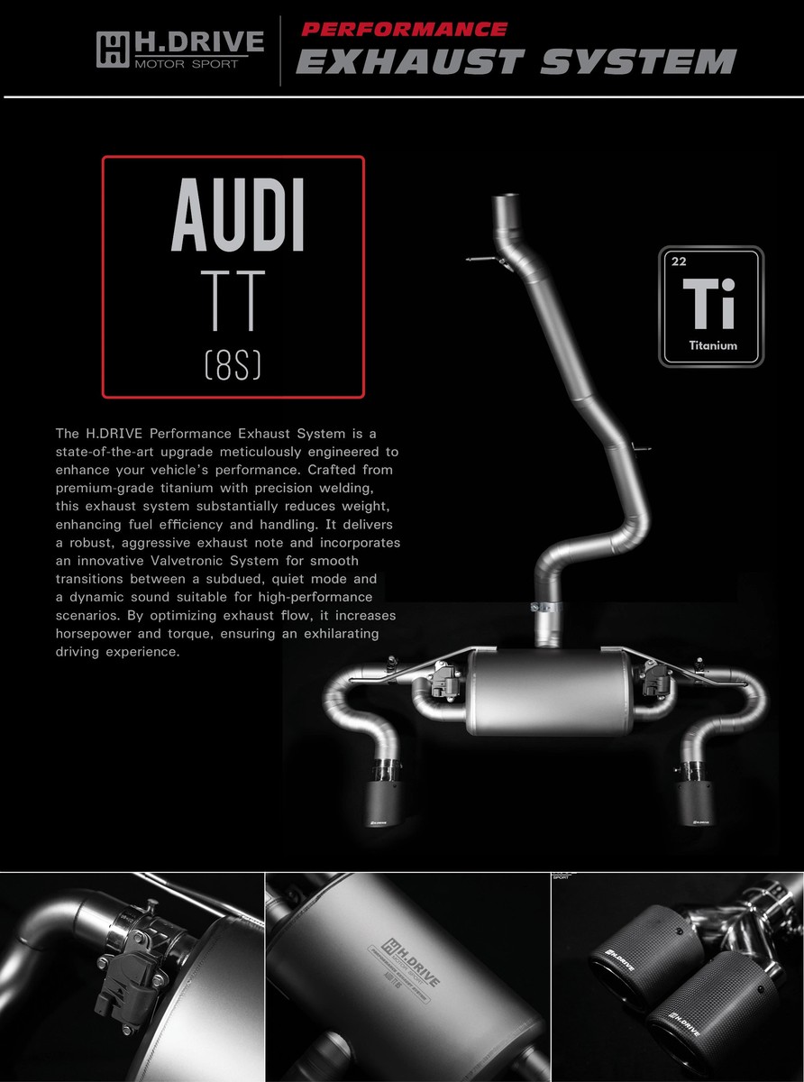 ระบบท่อไอเสีย Audi TT (8S) - H.Drive Exhaust System