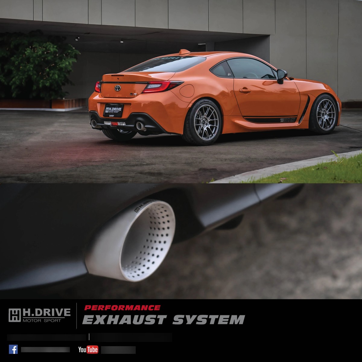 ระบบท่อไอเสีย Toyota GR86 - H.Drive Exhaust System — ภาพสินค้า 4