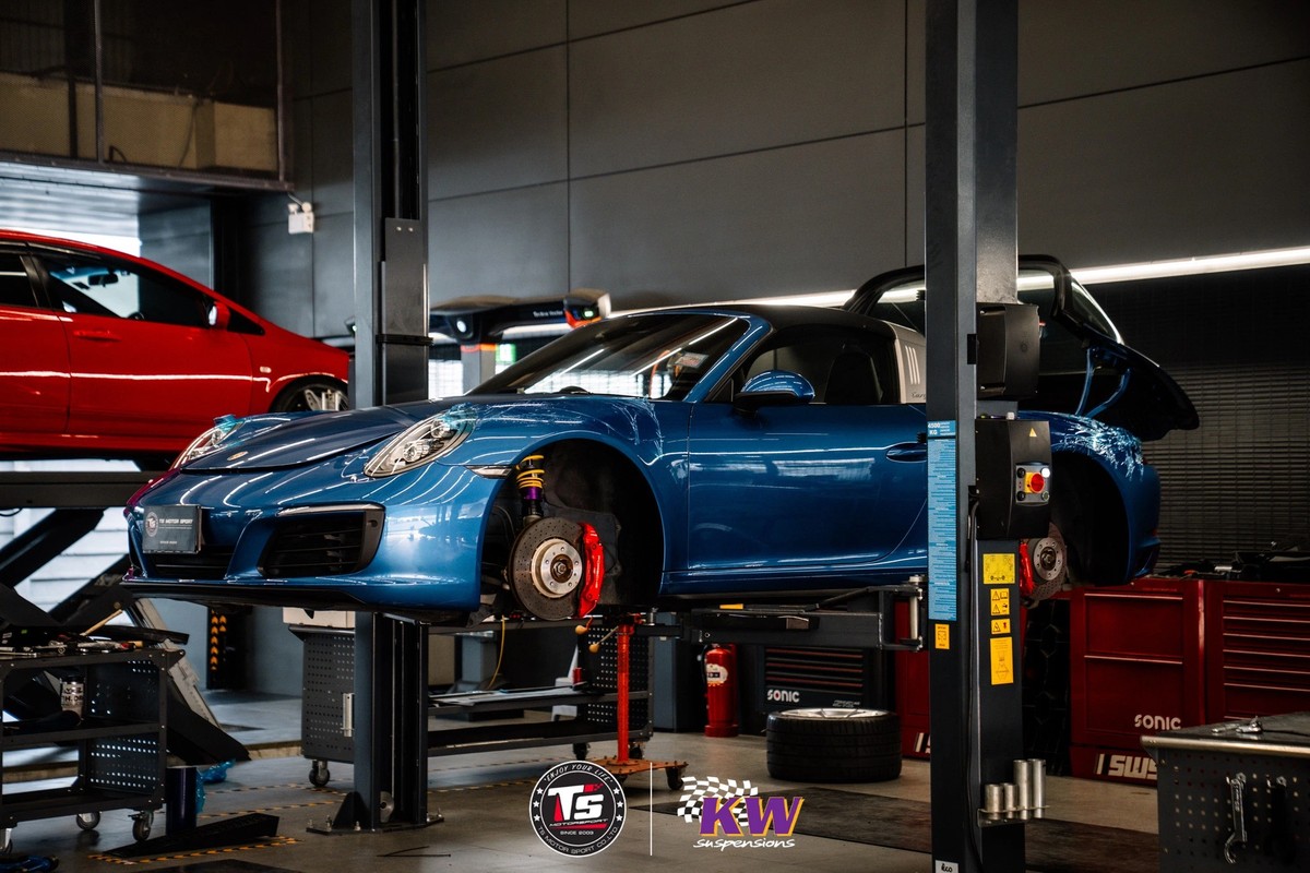สปริงโหลดปรับระดับ Porsche 911 Targa 4s (991.2) - KW HAS — ภาพสินค้า 4