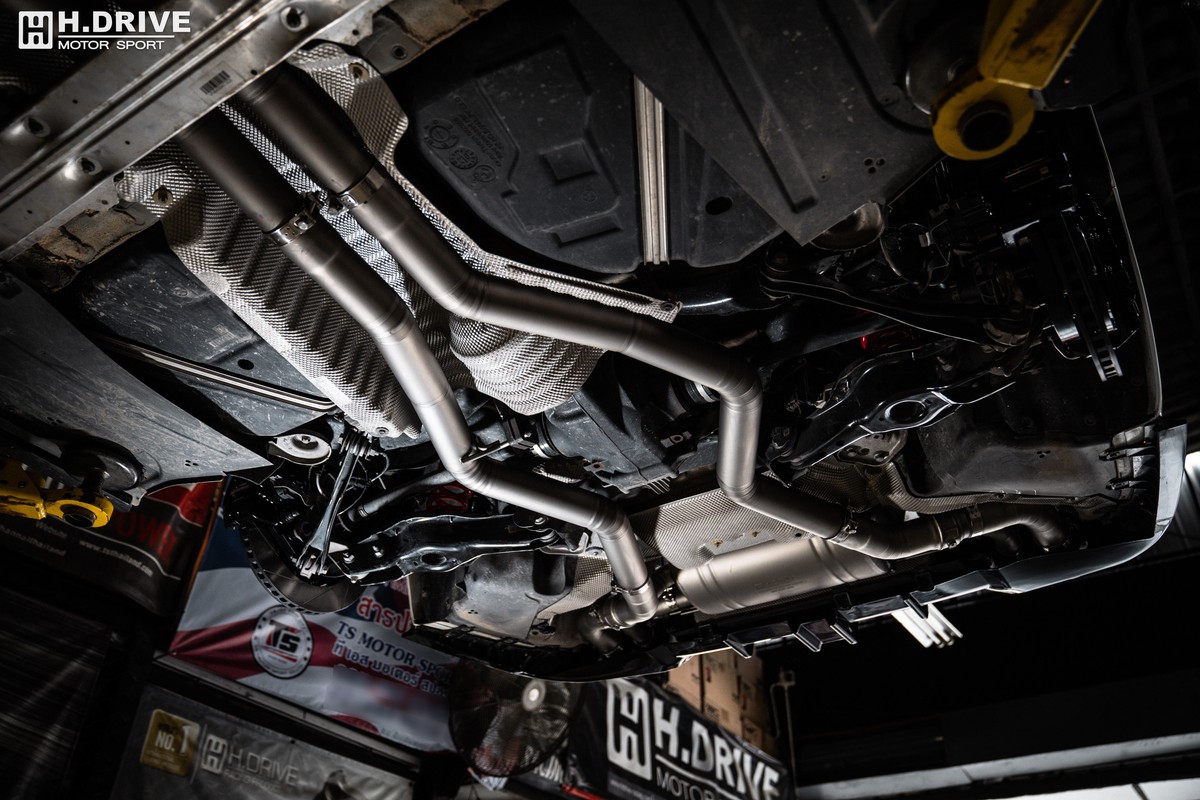 ระบบท่อไอเสีย BMW M340i (G20) B58 - H.Drive Exhaust System — ภาพสินค้า 3