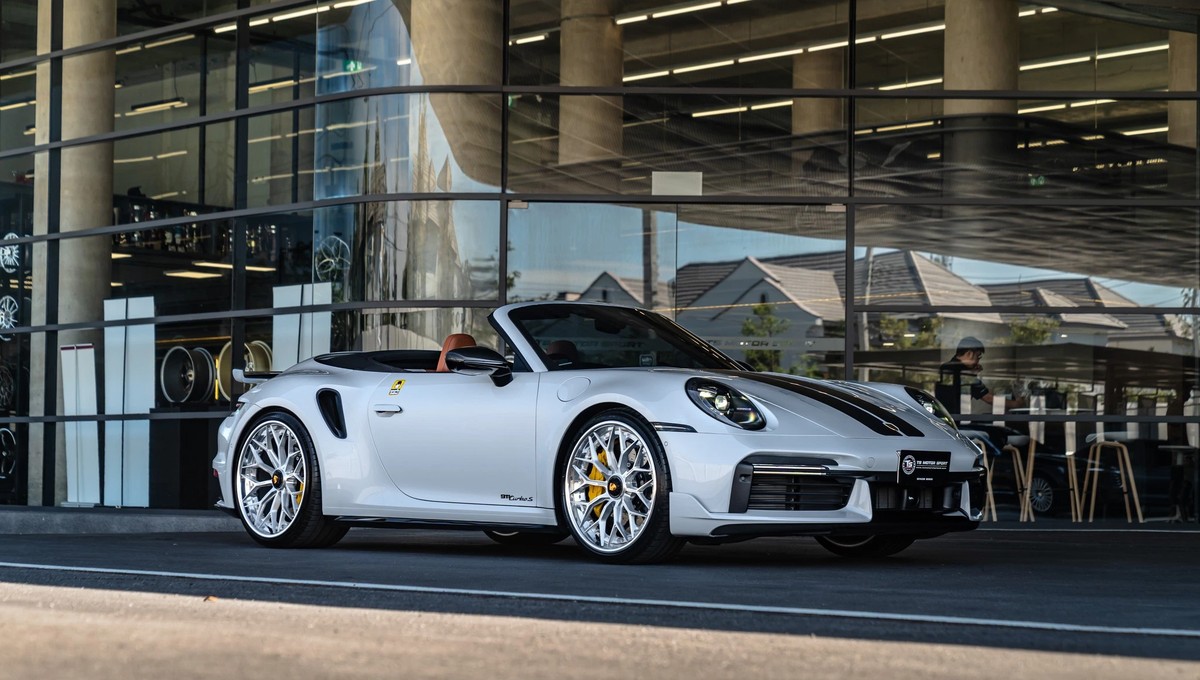 สปริงโหลดปรับระดับ Porsche 911 TurboS (992) Cabriolet - KW HAS — ภาพสินค้า 4