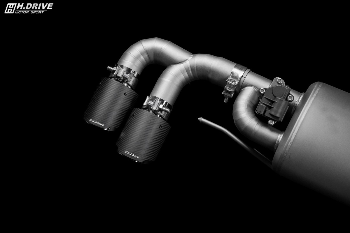 ระบบท่อไอเสีย Porsche Cayenne E3 (9Y0)- H.Drive Titanium Exhaust System — ภาพสินค้า 5
