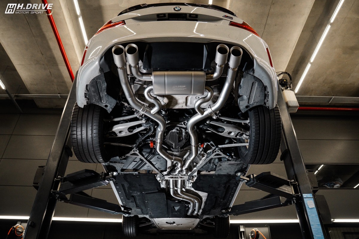 ระบบท่อไอเสีย BMW M2 Competition (F87) S55 - H.Drive Exhaust System — ภาพสินค้า 7