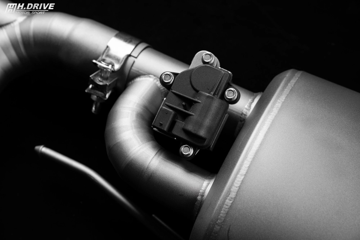 ระบบท่อไอเสีย Porsche Cayenne E3 (9Y0)- H.Drive Titanium Exhaust System — ภาพสินค้า 3