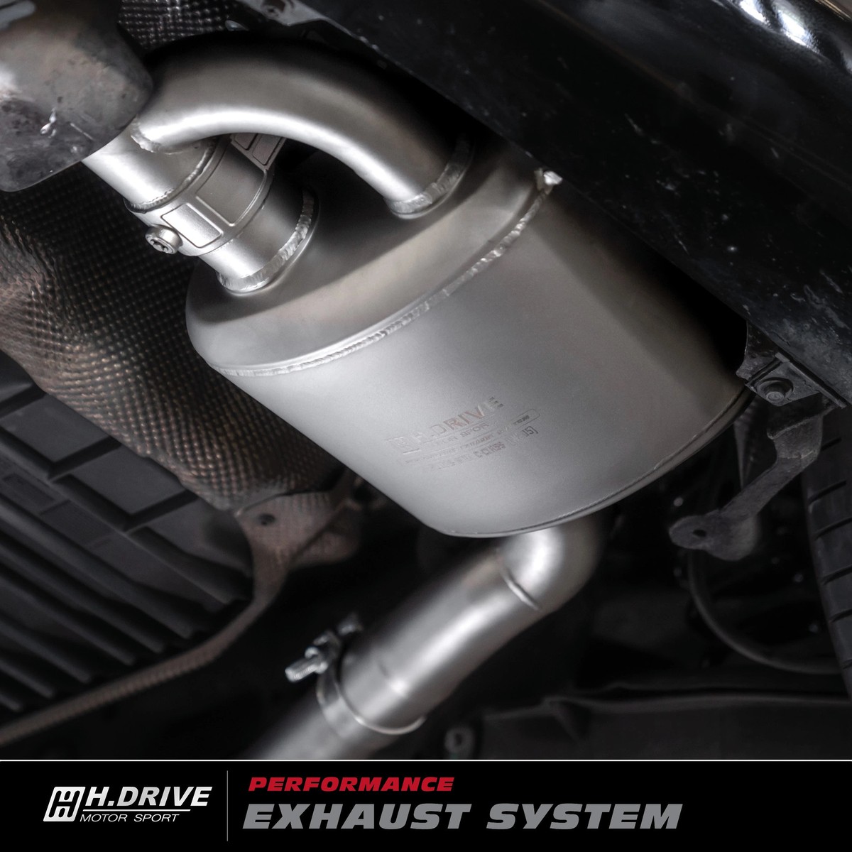 ระบบท่อไอเสีย Mercedes-Benz C-Coupe (W205) - H.Drive Exhaust System — ภาพสินค้า 3