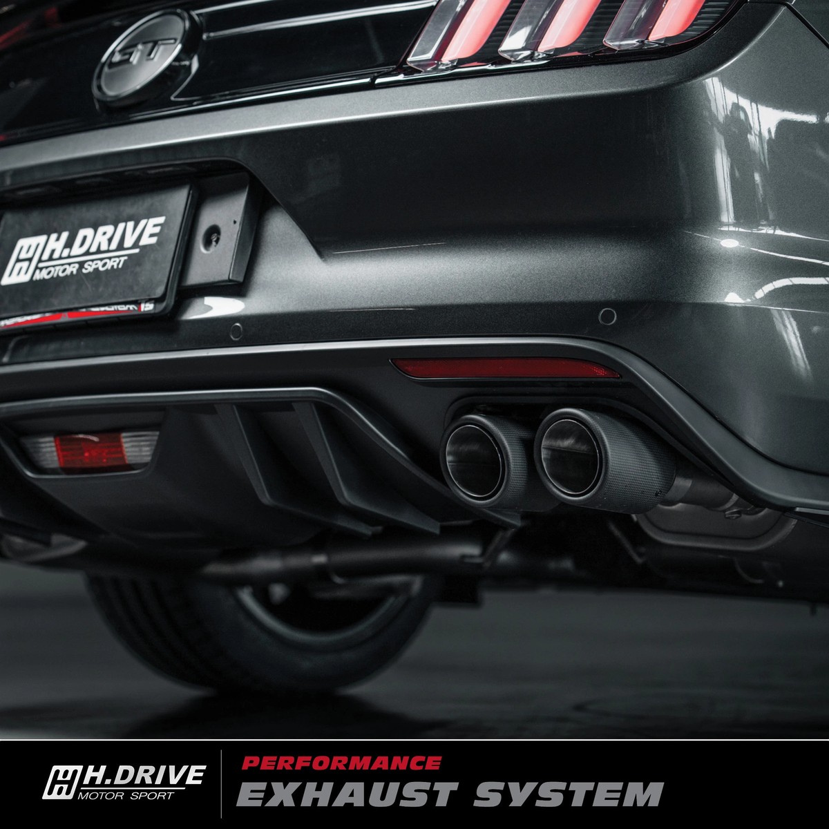 ระบบท่อไอเสีย Ford Mustang GT 5.0 (S550) - H.Drive Exhaust System — ภาพสินค้า 9