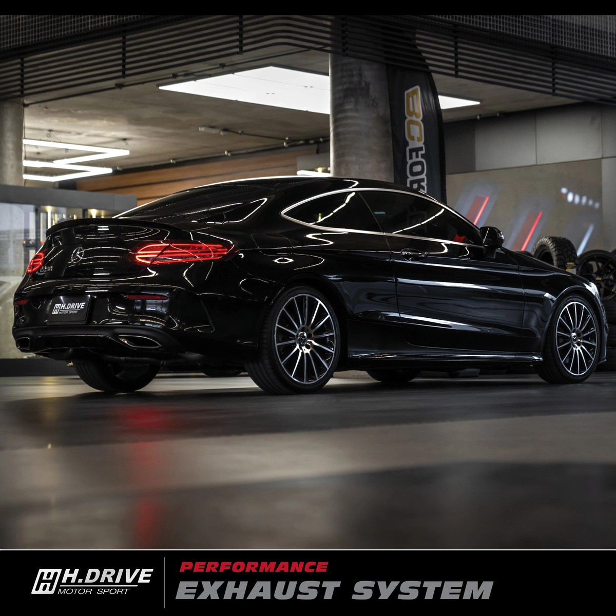 ระบบท่อไอเสีย Mercedes-Benz C-Coupe (W205) - H.Drive Exhaust System — ภาพสินค้า 6