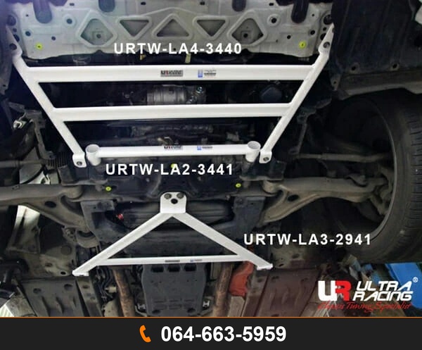 ค้ำตัวถังล่างหน้า Ultra Racing URTW-LA4-3440 LEXUS GS 200T LEXUS GS 250 LEXUS GS 300 LEXUS GS 350