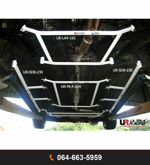 ค้ำตัวถังล่างหน้า Ultra Racing UR-LA4-165 PROTON GEN 2 PROTON PERSONA VOLVO S40 VOLVO V40
