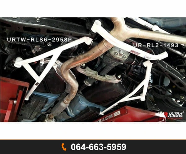 ค้ำตัวถังล่างด้านข้างหลัง Ultra Racing URTW-RS6-2958P SUBARU IMPREZA WRX SUBARU LEVORG