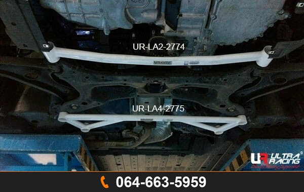 ค้ำตัวถังล่างหน้า Ultra Racing UR-LA4-2775 HONDA CITY HONDA JAZZ