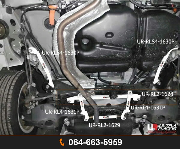 ค้ำตัวถังล่างหลัง Ultra Racing UR-RL2-1628 LEXUS CT 200H