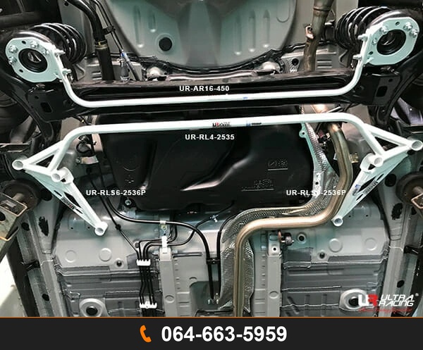 ค้ำตัวถังล่างหลัง Ultra Racing UR-RL4-2535 TOYOTA VIOS TOYOTA YARIS TOYOTA YARIS ATIV