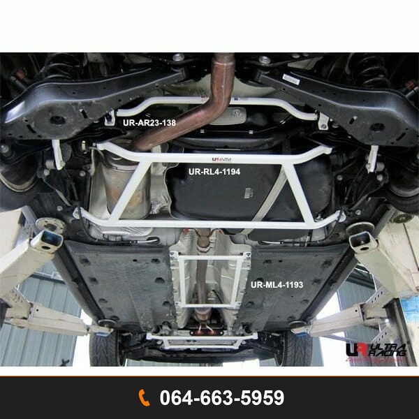 ค้ำตัวถังล่างหลัง Ultra Racing UR-RL4-1194 AUDI A3 SKODA OCTAVIA VOLKSWAGEN GOLF GTI VOLKSWAGEN SCIROCCO