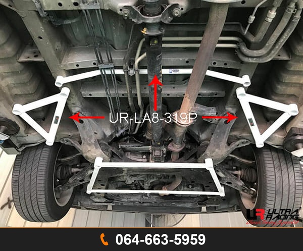 ค้ำตัวถังล่างด้านข้างหน้า Ultra Racing UR-LS8-319P TOYOTA ALPHARD