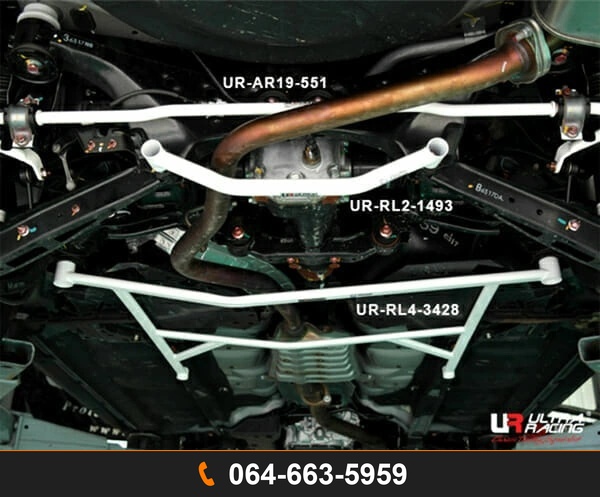 ค้ำตัวถังล่างหลัง Ultra Racing UR-RL2-1493 SUBARU IMPREZA WRX SUBARU LEVORG SUBARU OUTBACK