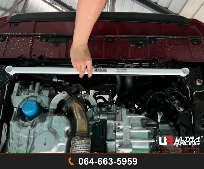 ค้ำตัวถังล่างหน้า Ultra Racing URTH-LA2-4056 HONDA ACCORD HONDA CIVIC HONDA CIVIC TYPE R
