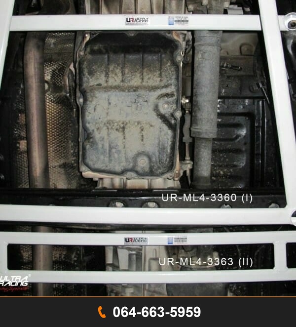 ค้ำตัวถังล่างกลาง Ultra Racing URTH-ML4-3363 TOYOTA FORTUNER