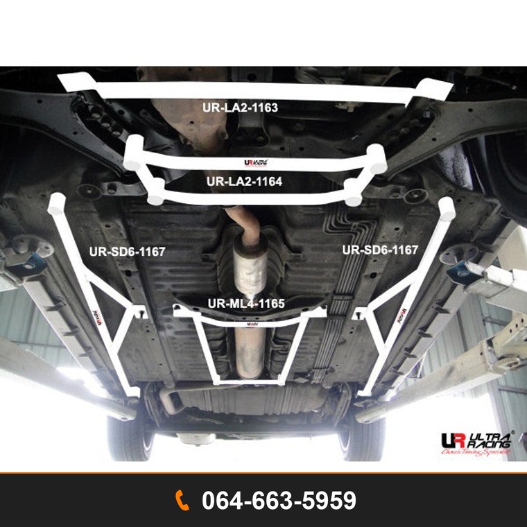 ค้ำพื้นด้านข้าง Ultra Racing UR-SD6-1167P NISSAN CEFIRO